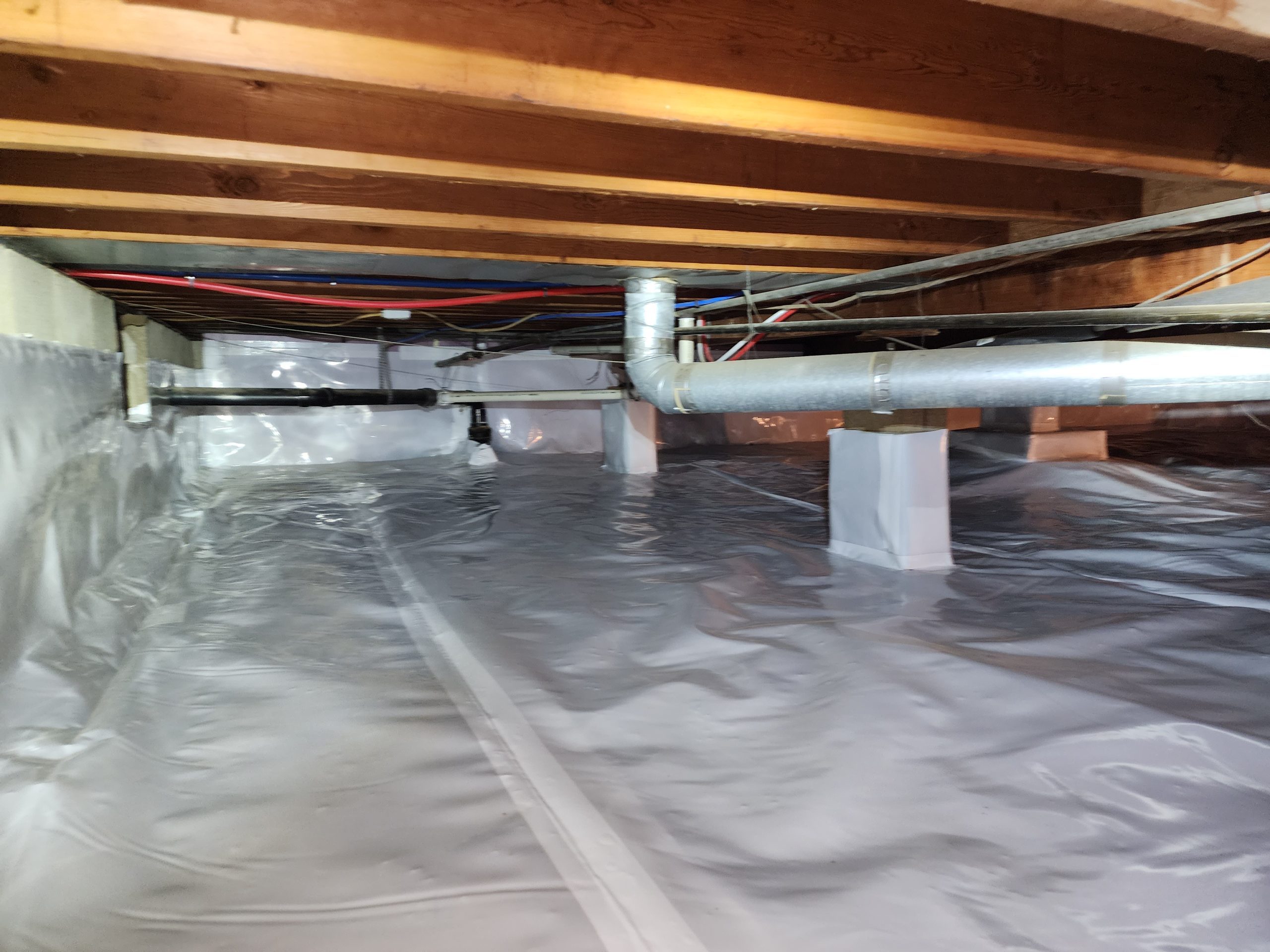 encapsulation services to get clean dry crawlspaces. eliminated mold and bad air.